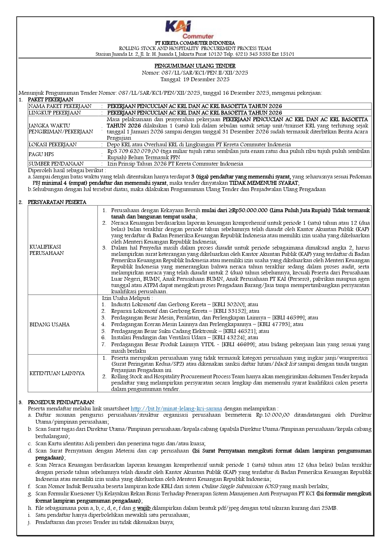 087 pen ulang tender a